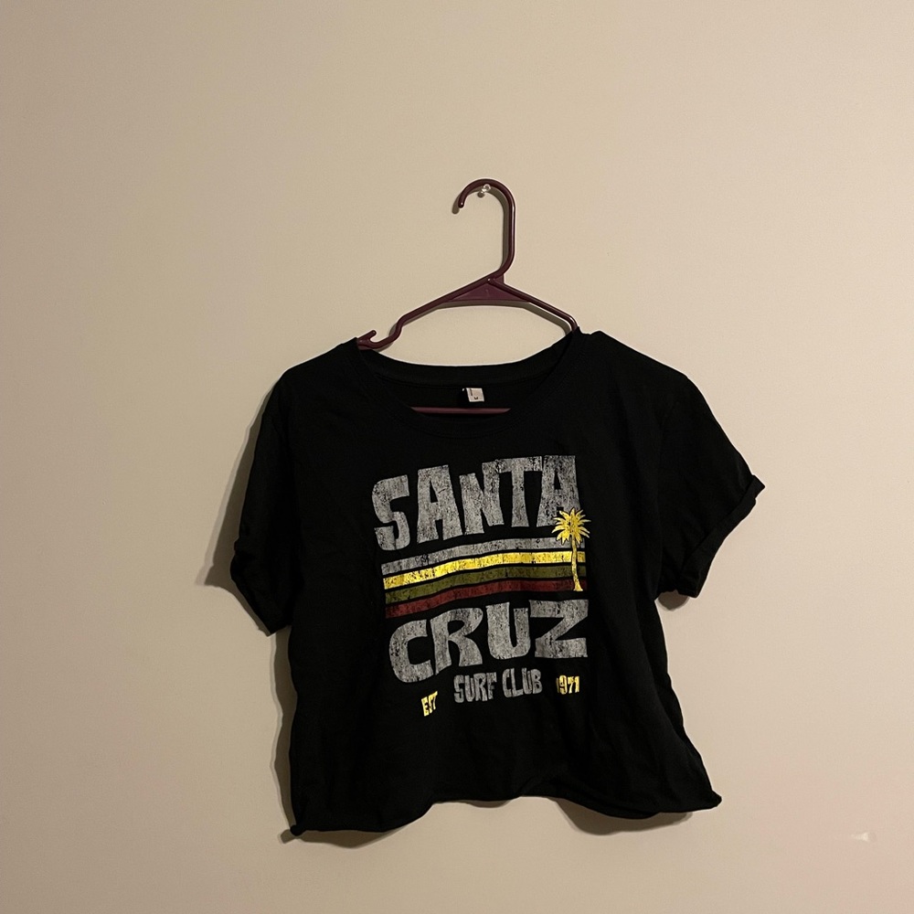 santa cruz crop top